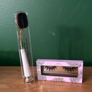 NEW! tarte False Lashes and creaseless concealer brush